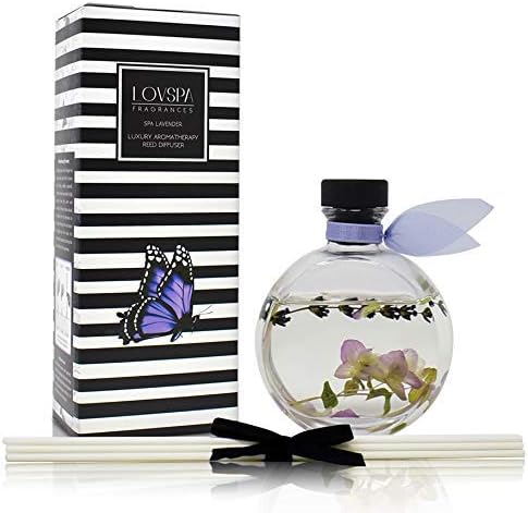 LOVSPA Spa Lavender Reed Diffuser Gift Set
