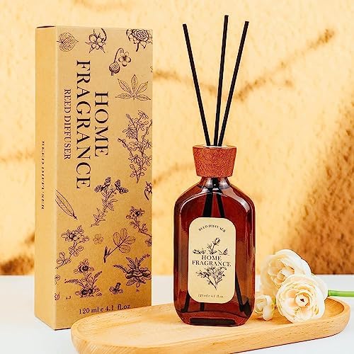 LA BELLEFE Reed Diffuser Set Lemongrass Lime 6 Sticks