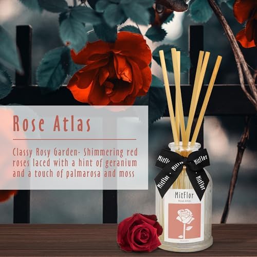 MitFlor Rose Atlas Reed Diffuser Set