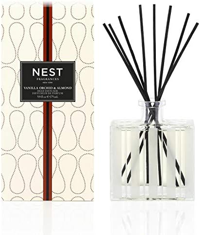 NEST Fragrances Vanilla Orchid Almond Reed Diffuser 59 Oz