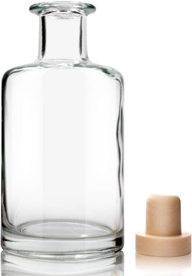 Feel Fragrance Glass Diffuser Bottles Set of 4 53 In High 240ml