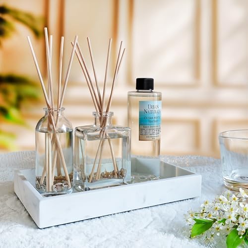 Urban Naturals Leather Mahogany Reed Diffuser Set