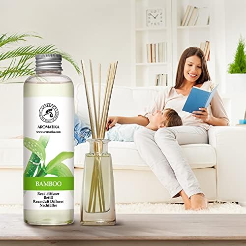 Bamboo Refill Reed Diffuser with Lemongrass Oil 68 Fl Oz