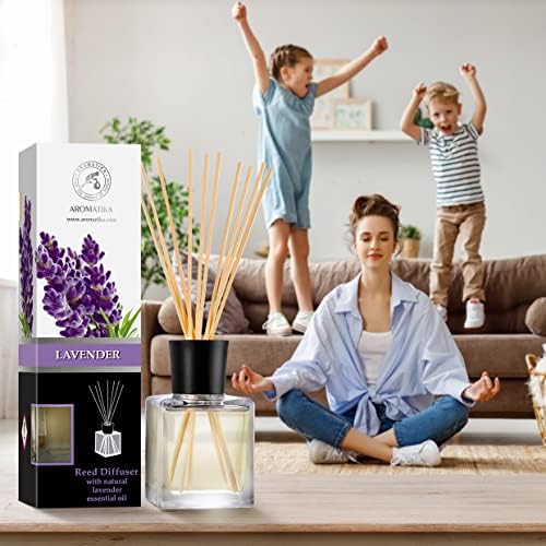 Lavender Reed Diffuser Set - 68 Fl Oz Natural Aroma