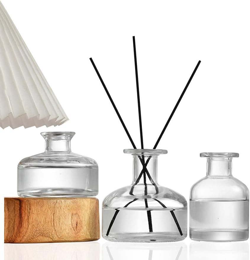 Vipolish 150ml Clear Glass Diffuser Bottle Empty Jar