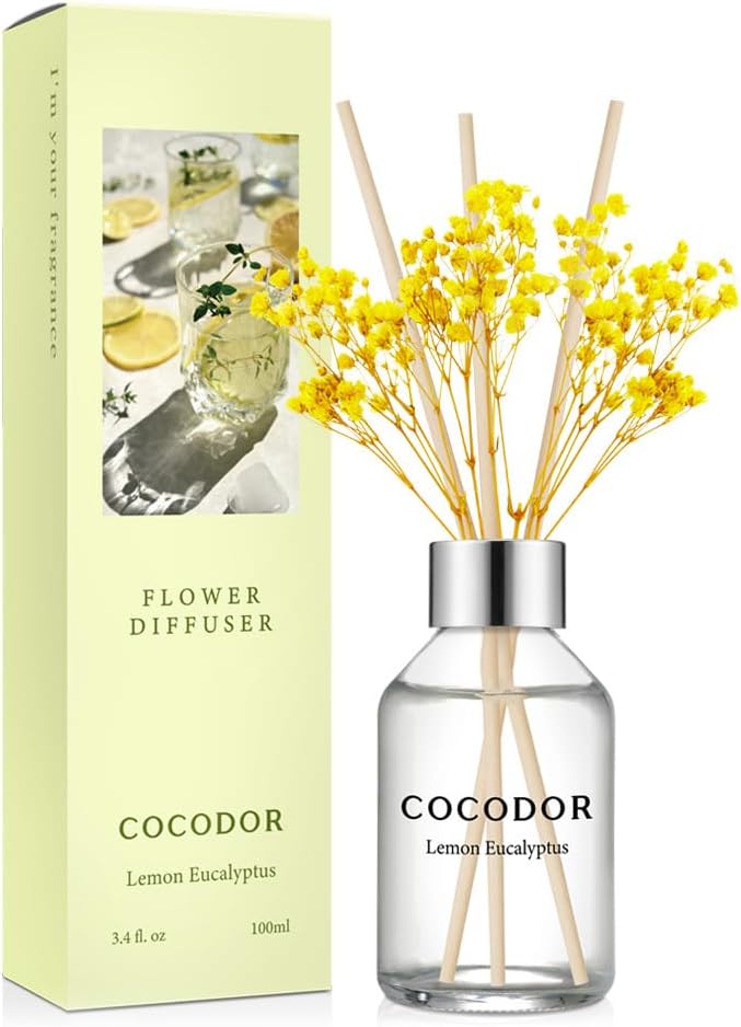 Cocodor Lemon Eucalyptus Reed Diffuser Set