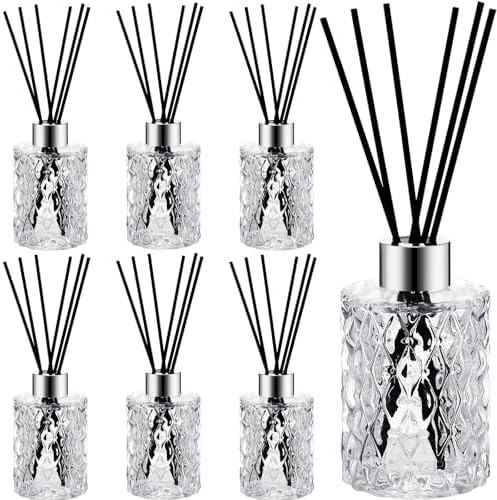 Norme 6-Piece Glass Reed Diffuser Set with Sticks and Caps