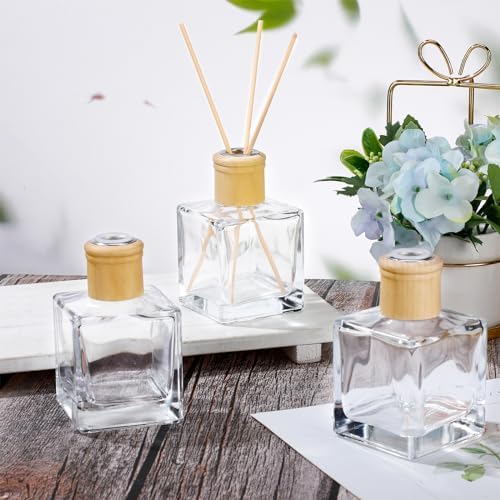 Mifoci 10 Piece Glass Diffuser Set with Sticks and Caps