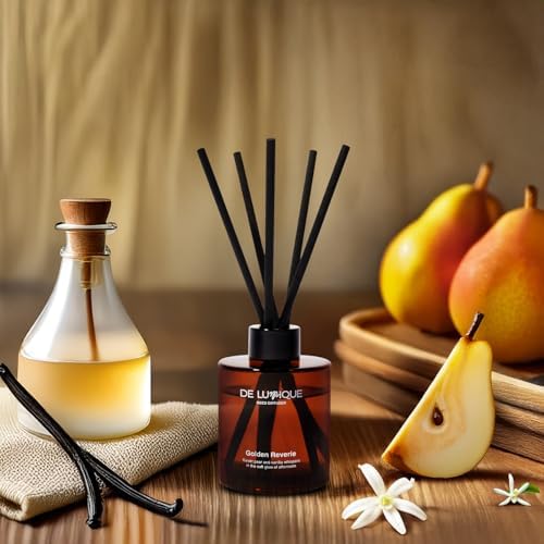 Golden Reverie Reed Diffuser 150ml Vanilla Pear Scent