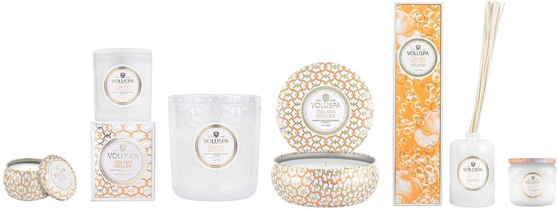 Voluspa Italian Bellini Reed Diffuser Set