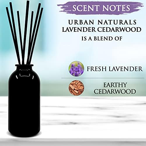 Urban Naturals Lavender Cedarwood Reed Diffuser Set