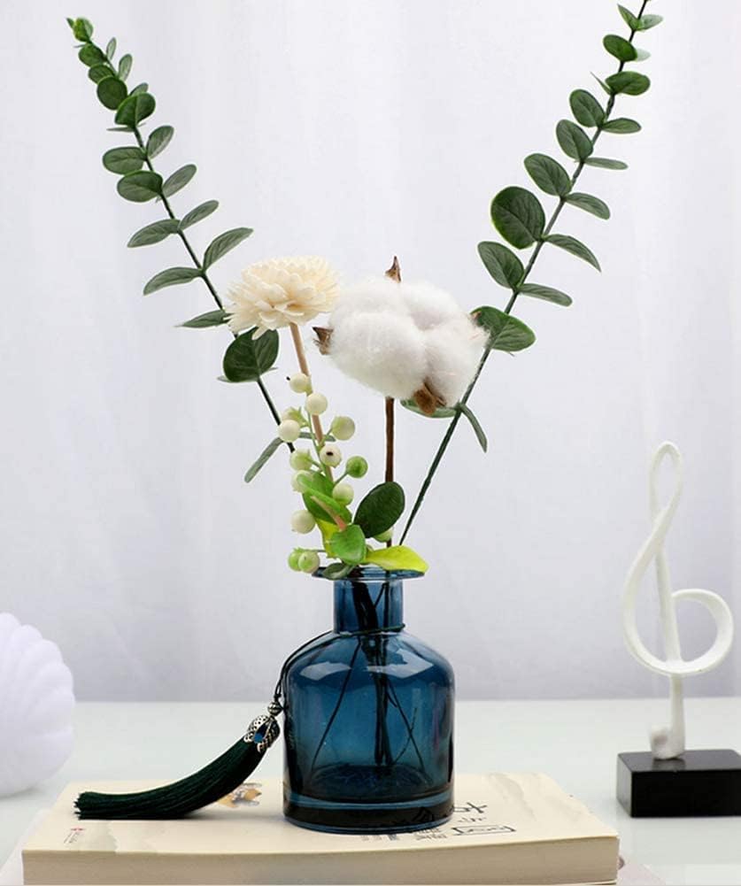 1Pcs Glass Aromatherapy Diffuser Bottle Blue