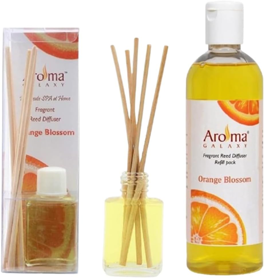 Orange Blossom Reed Diffuser Set with Refill