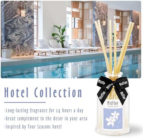 MitFlor Jasmine Mint Reed Diffuser 34oz