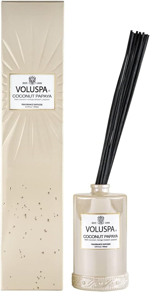Coconut Papaya Reed Diffuser Set