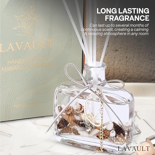 Lavault Reed Diffuser with Shells Coffee Scent 100ml 1 Unit