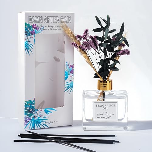 KBHOMFRA Reed Diffuser Set with Gardenia Jasmine Scent