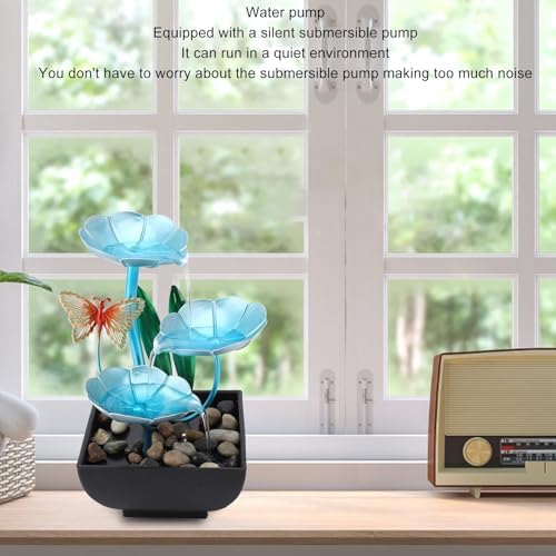 Iron Craft USB Tabletop Fountain with LED Light