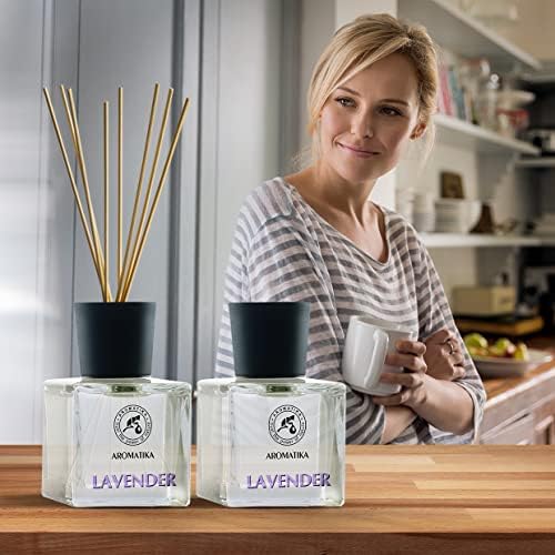 Lavender Reed Diffuser Set 34 Fl Oz 100ml - 2 x 50ml