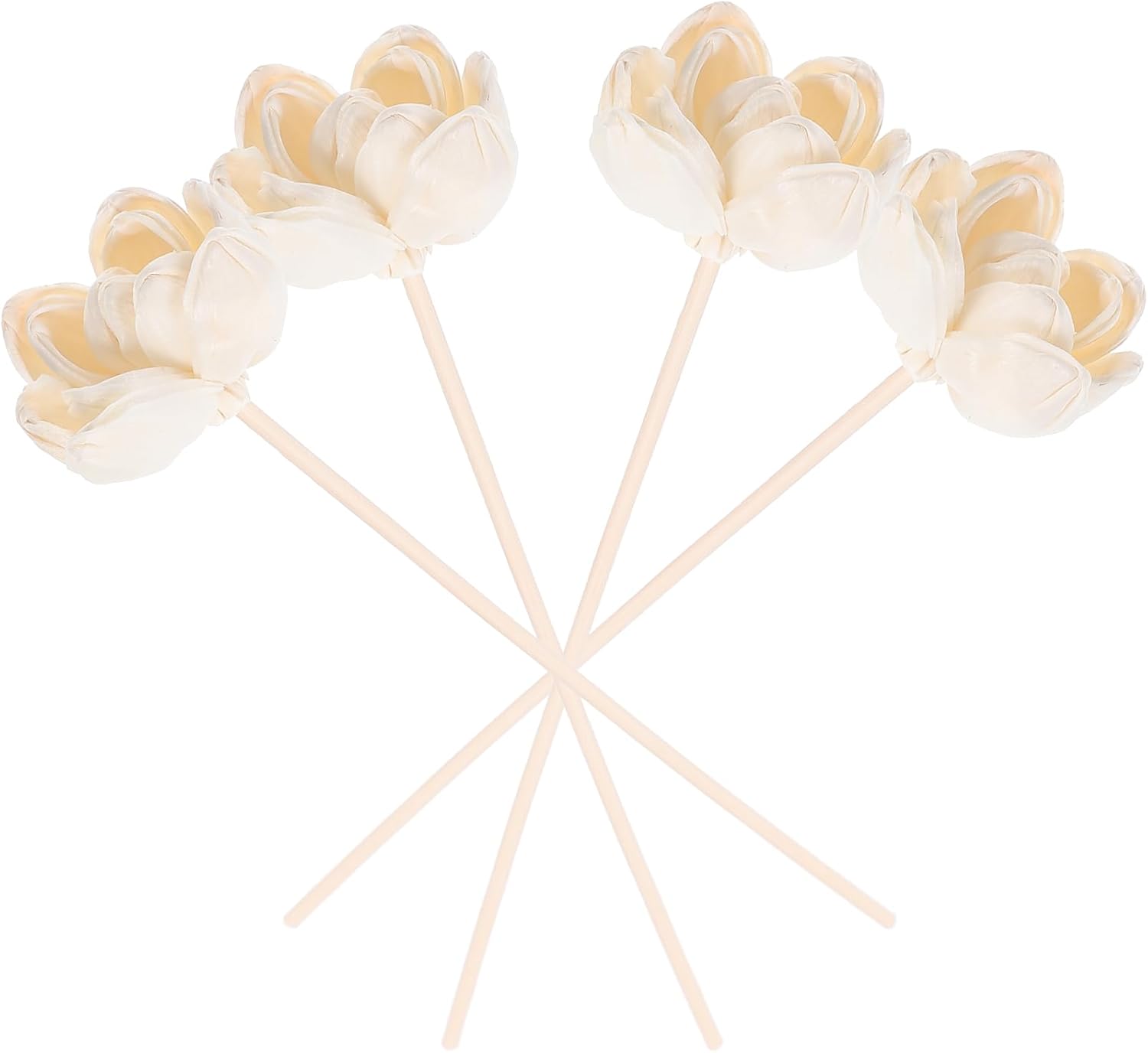 Natural Flower Diffuser Sticks Set 4pcs