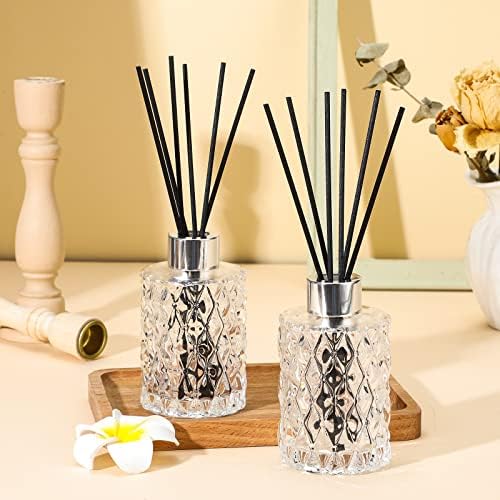 Norme 6-Piece Glass Reed Diffuser Set with Sticks and Caps