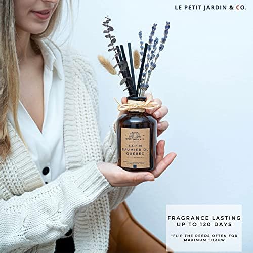 Le Petit Jardin Co Reed Diffuser Set with Real Dried Flowers