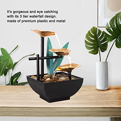 Locadence 5V Tabletop Water Fountain with Pump and Stone Accessories