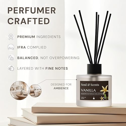 Soul Scents Vanilla Reed Diffuser Set
