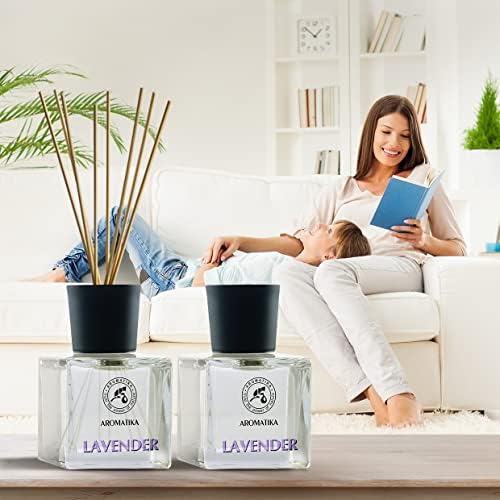 Lavender Reed Diffuser Set 34 Fl Oz 100ml - 2 x 50ml