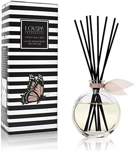 LOVSPA Smoked Vanilla Reed Diffuser Set