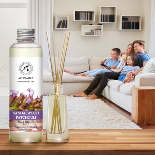 Sandalwood Patchouli Reed Diffuser Refill 64 FL Oz