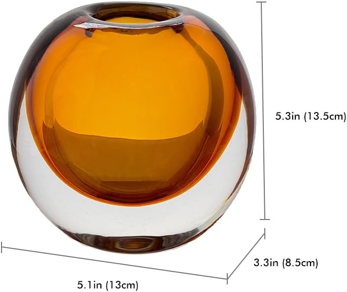 Amber Glass Vase for DIY Reed Diffuser 200mL