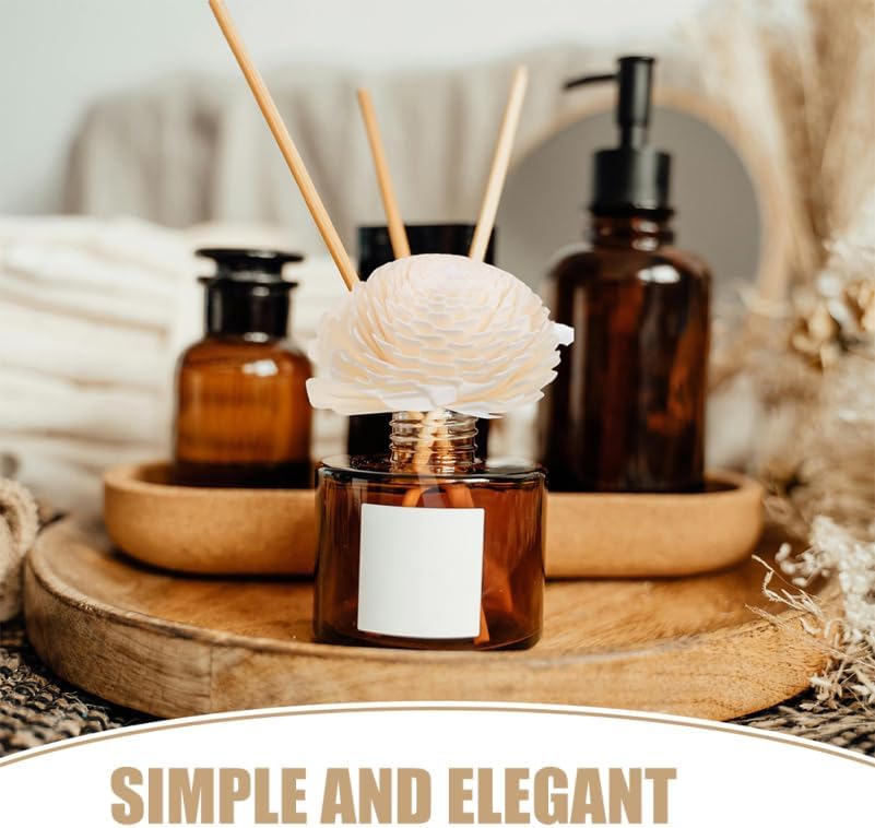 NOLITOY Diffuser with Mixed Sola Flowers and Cotton Reed