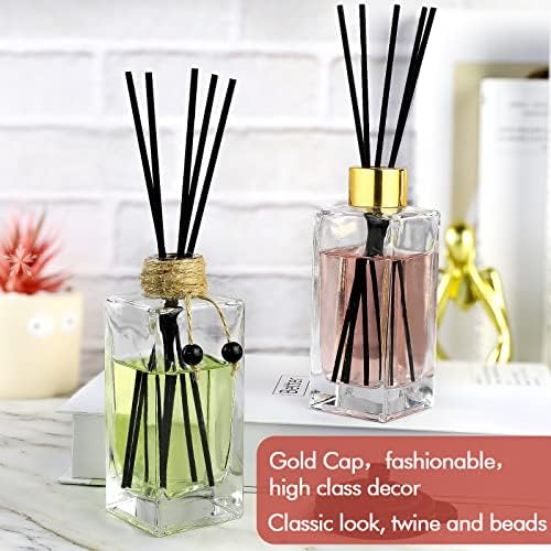 INFTYLE Glass Diffuser Bottles Set of 2 for DIY