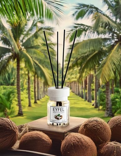 EYFEL Coconut Reed Diffuser Set