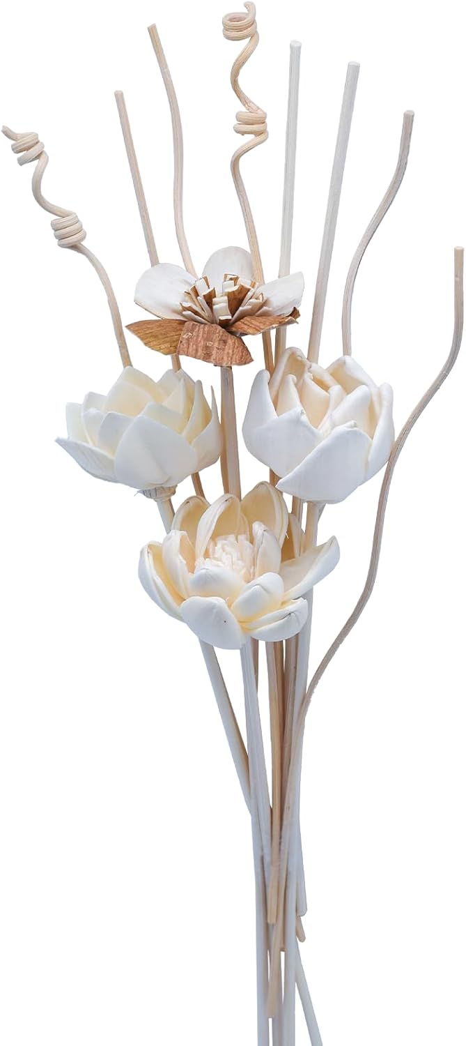 Oxmidud Flowers Reed Diffuser Sticks Set