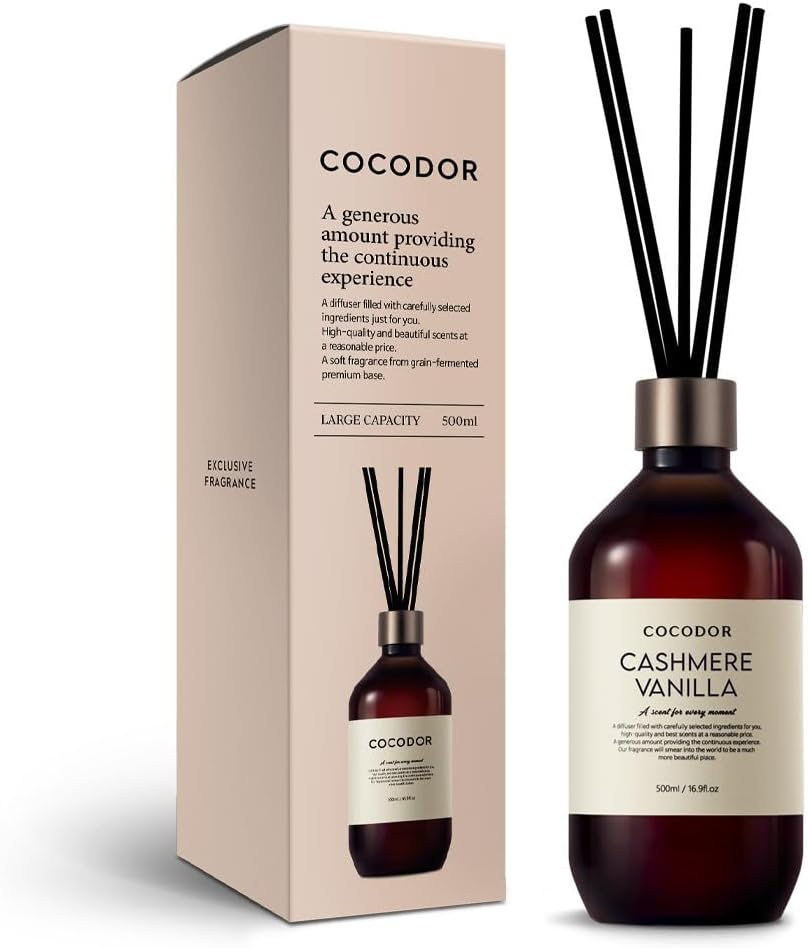 Cocodor Premium Reed Diffuser Set Cashmere Vanilla 169oz