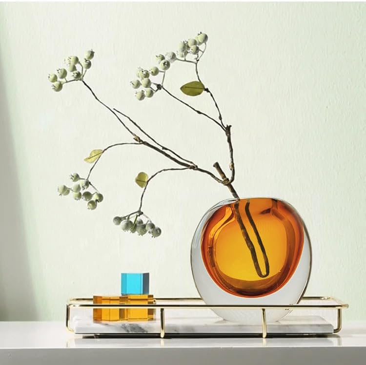 Amber Glass Vase for DIY Reed Diffuser 200mL