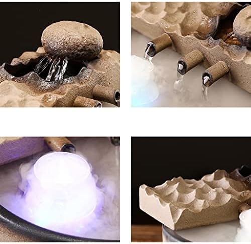 Rocky Falls Indoor Ceramic Tabletop Water Fountain