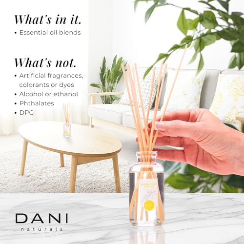 DANI Naturals Reed Diffuser Set Vanilla Sandalwood