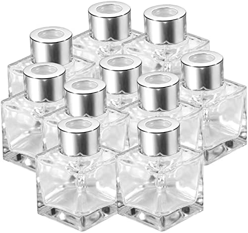 30 Piece Glass Diffuser Set with Silver Caps