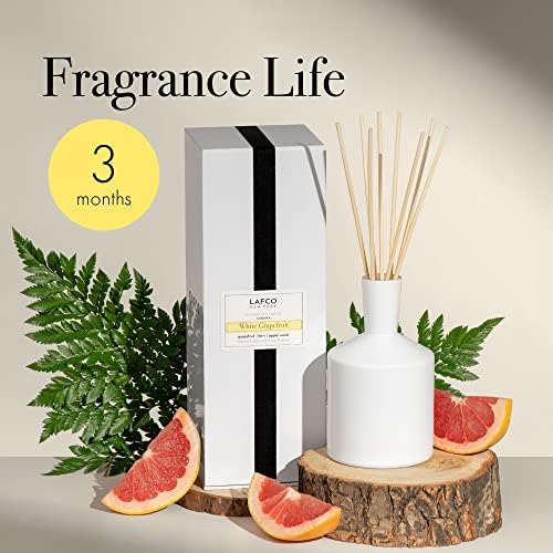 LAFCO New York Classic Reed Diffuser White Grapefruit 6 oz