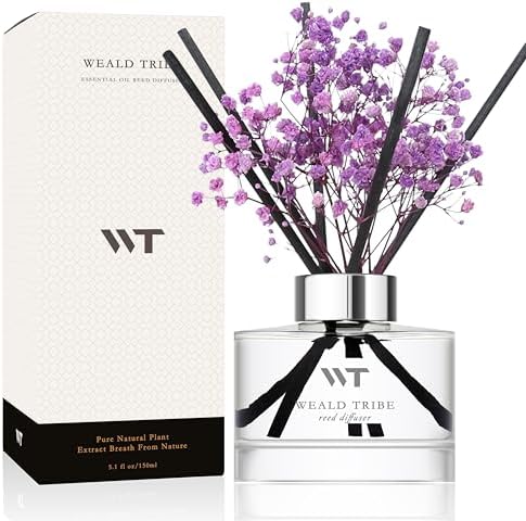 WEALD TRIBE Flower Reed Diffuser Set Lavender