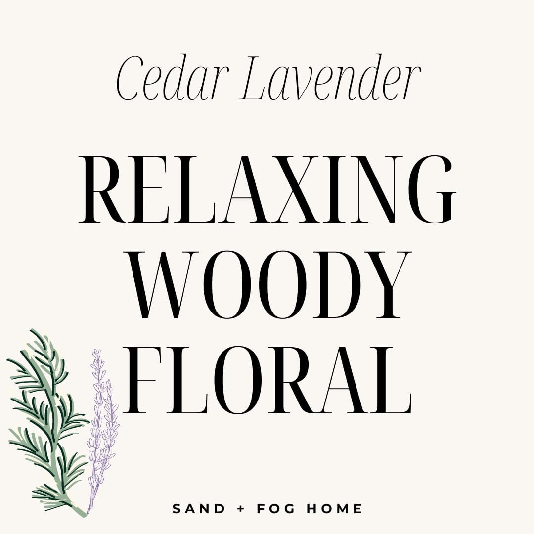 Sand Fog Cedar Lavender Reed Diffuser Set