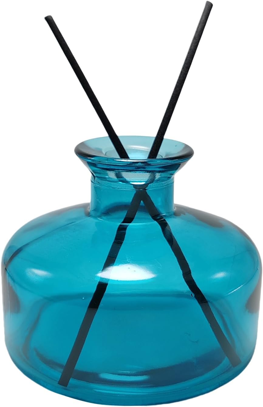 200ml Blue Round Refillable Diffuser Bottle
