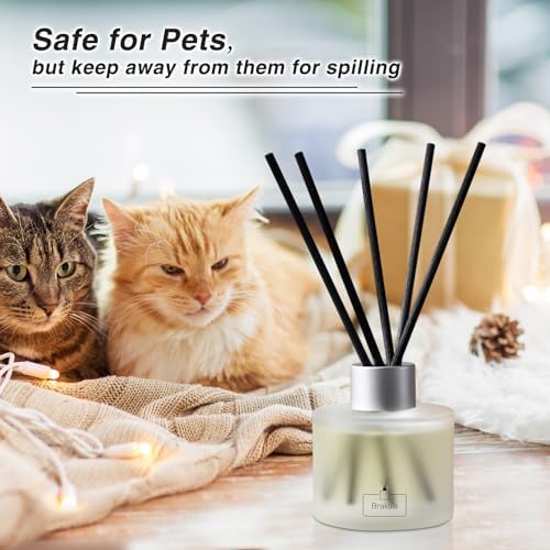 Brakula Eucalyptus Mint Reed Diffuser Set with 8 Sticks