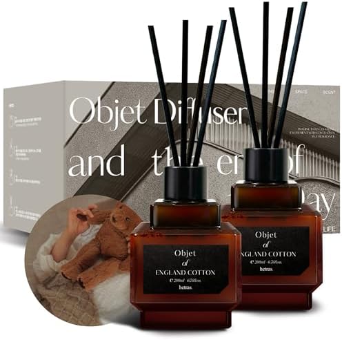 HETRAS Reed Diffuser Set 67 Fl Oz 2 Pack