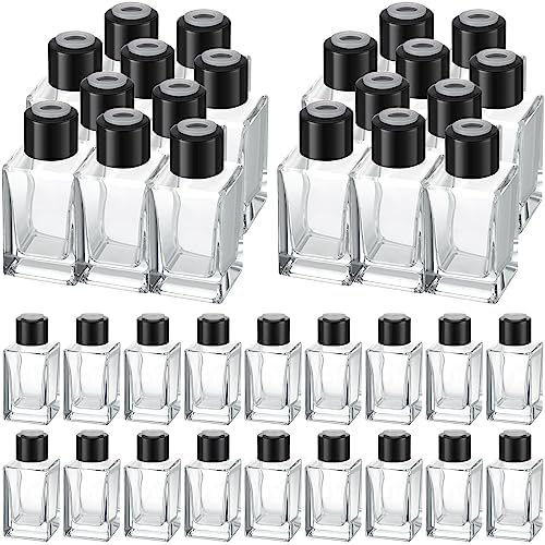 Umigy 50 Piece Glass Diffuser Set with Black Caps