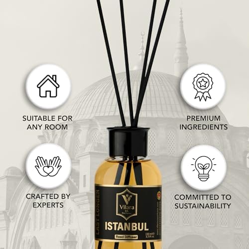 Vilara Reed Diffuser Set Pack of 3 - Mango Oud Istanbul