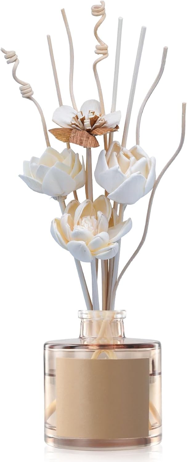 Oxmidud Flowers Reed Diffuser Sticks Set